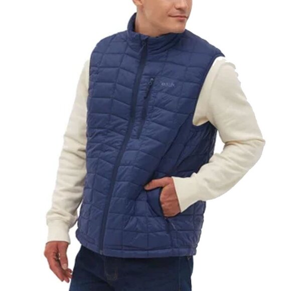 Bench Men's Navy Blue Packable Vest - Size Small - NWT - Picture 1 of 4